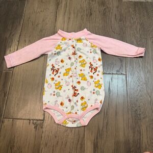 Vintage Sears Winnie the Pooh Tigger Infant Bodysuit 18 Months Long Sleeve‎